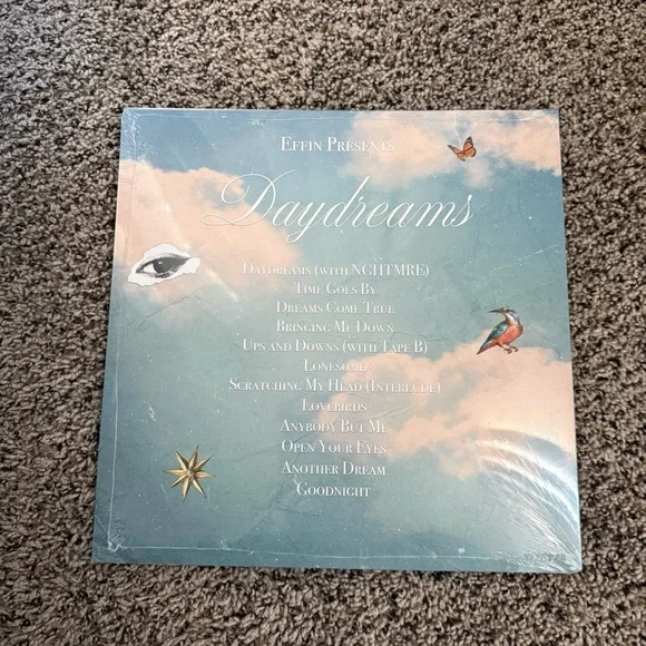 Effin Daydreams Blue Marble Vinyl NEW Sealed - Picture 4 of 6